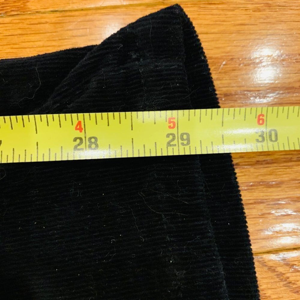 Rafaella Size 12 Black Corduroy Pants Bootcut Women’s Stretch - Picture 6 of 16